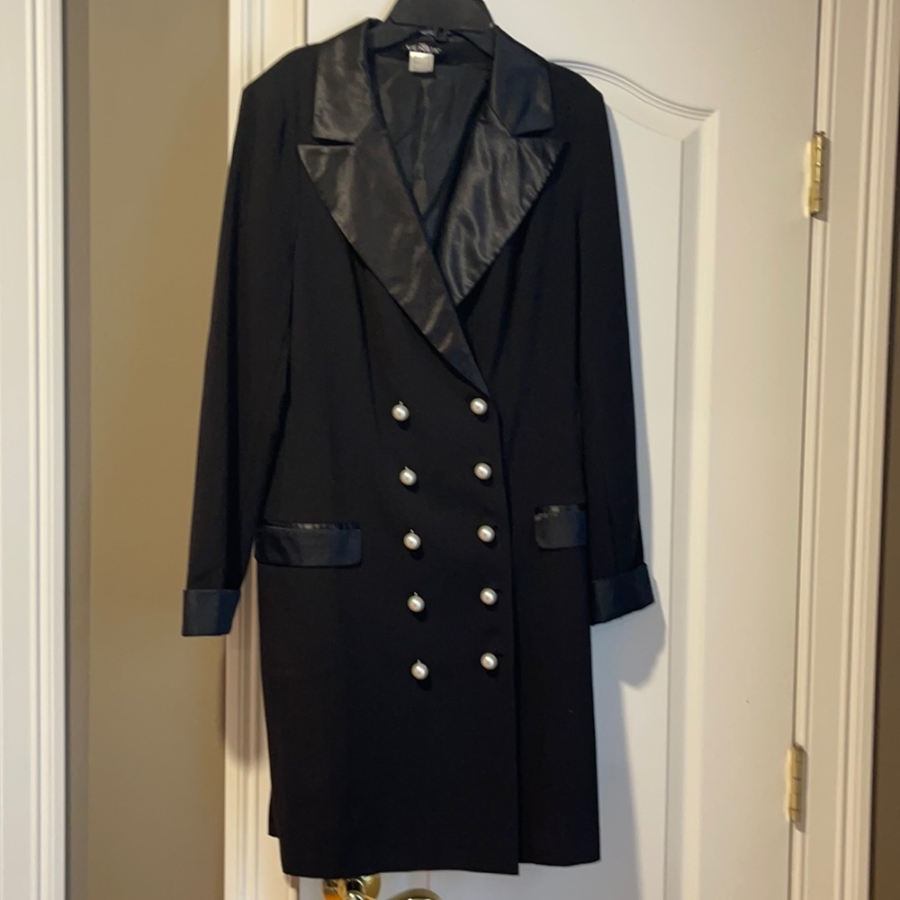 Tuxedo style dress